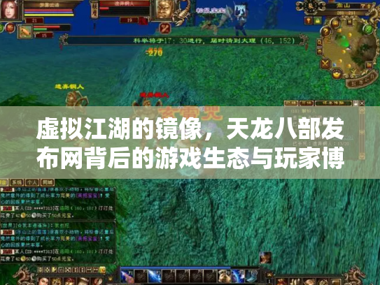 虚拟江湖的镜像，天龙八部发布网背后的游戏生态与玩家博弈