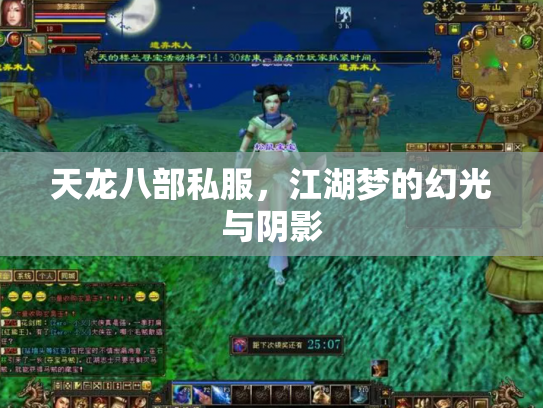 天龙八部私服，江湖梦的幻光与阴影