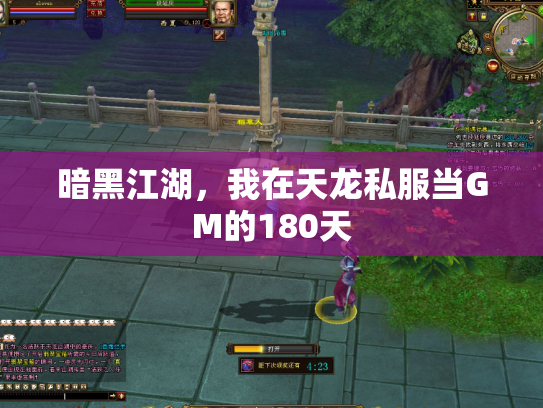 暗黑江湖，我在天龙私服当GM的180天