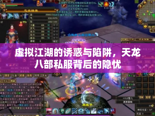 虚拟江湖的诱惑与陷阱，天龙八部私服背后的隐忧