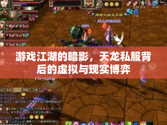 游戏江湖的暗影，天龙私服背后的虚拟与现实博弈