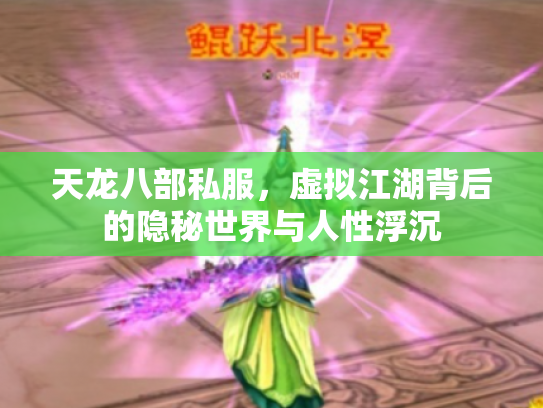 天龙八部私服，虚拟江湖背后的隐秘世界与人性浮沉