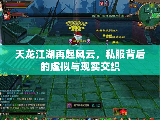 天龙江湖再起风云，私服背后的虚拟与现实交织