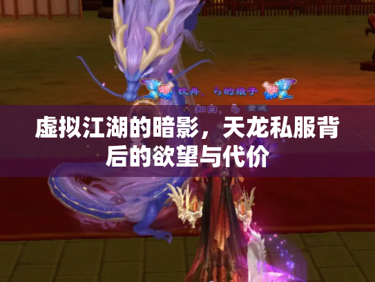 虚拟江湖的暗影，天龙私服背后的欲望与代价