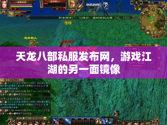 天龙八部私服发布网，游戏江湖的另一面镜像