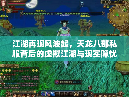 江湖再现风波起，天龙八部私服背后的虚拟江湖与现实隐忧