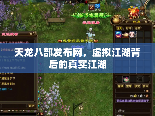 天龙八部发布网，虚拟江湖背后的真实江湖