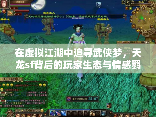 在虚拟江湖中追寻武侠梦，天龙sf背后的玩家生态与情感羁绊