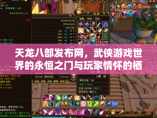 天龙八部发布网，武侠游戏世界的永恒之门与玩家情怀的栖息地