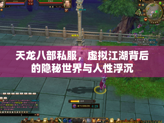 天龙八部私服，虚拟江湖背后的隐秘世界与人性浮沉