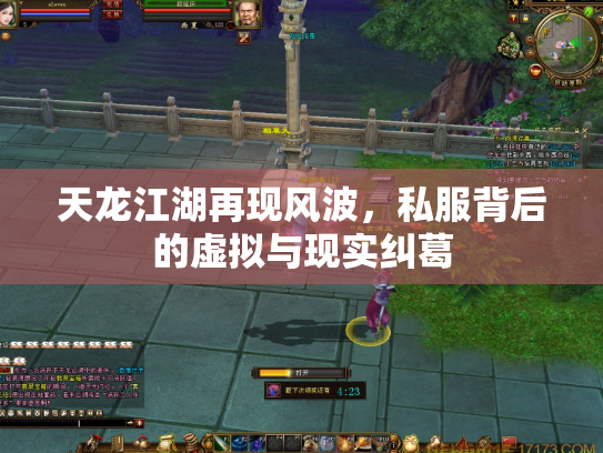 天龙江湖再现风波，私服背后的虚拟与现实纠葛
