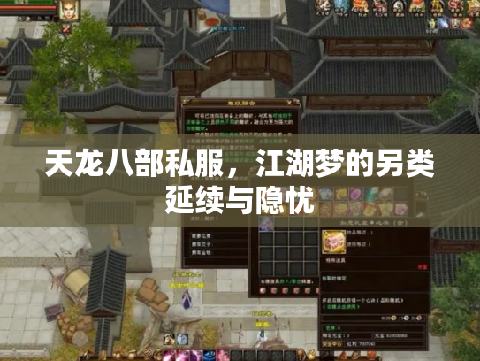 天龙八部私服，江湖梦的另类延续与隐忧