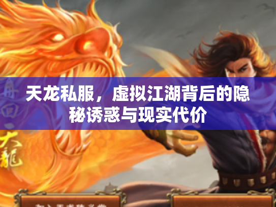 天龙私服，虚拟江湖背后的隐秘诱惑与现实代价