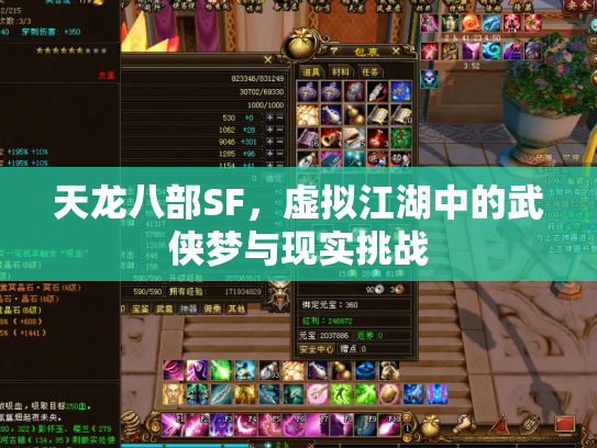天龙八部SF，虚拟江湖中的武侠梦与现实挑战