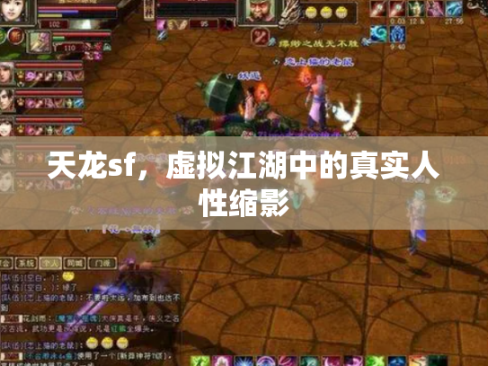 天龙sf，虚拟江湖中的真实人性缩影