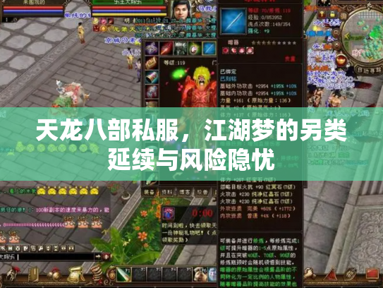 天龙八部私服，江湖梦的另类延续与风险隐忧