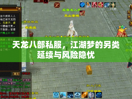 天龙八部私服，江湖梦的另类延续与风险隐忧