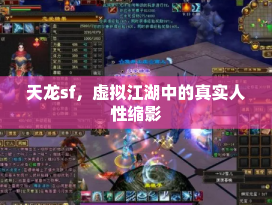 天龙sf，虚拟江湖中的真实人性缩影