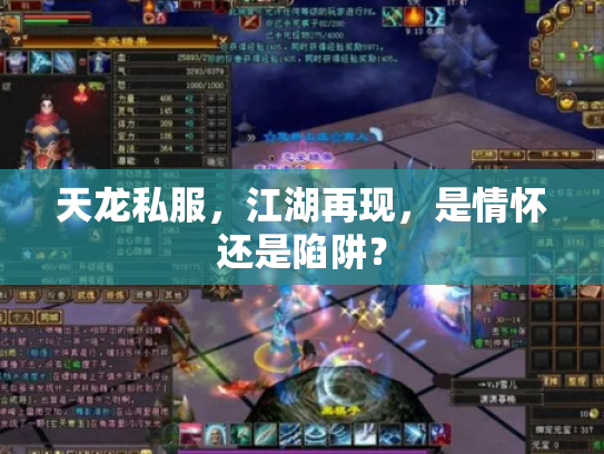 天龙私服，江湖再现，是情怀还是陷阱？