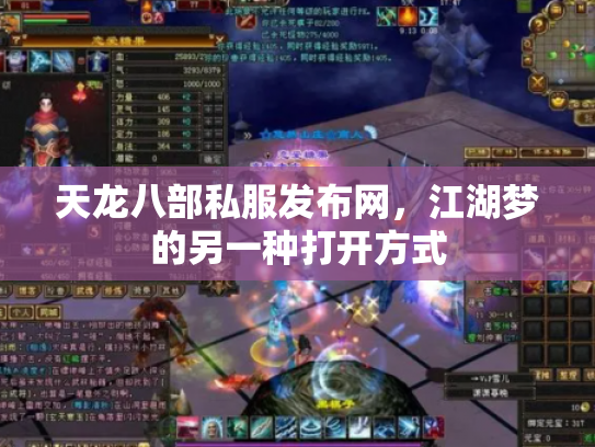 天龙八部私服发布网，江湖梦的另一种打开方式