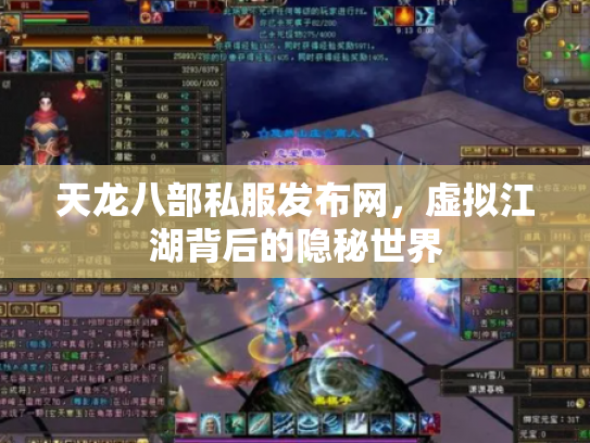 天龙八部私服发布网，虚拟江湖背后的隐秘世界