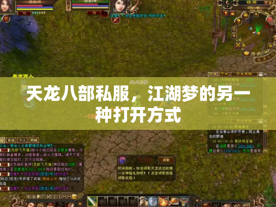 天龙八部私服，江湖梦的另一种打开方式