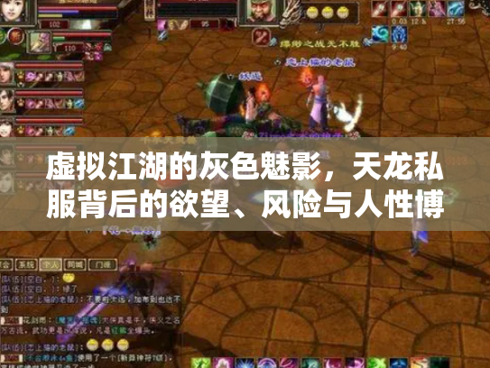 虚拟江湖的灰色魅影，天龙私服背后的欲望、风险与人性博弈
