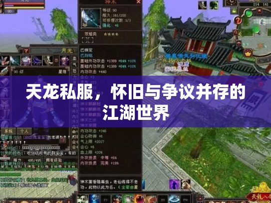 天龙私服，怀旧与争议并存的江湖世界