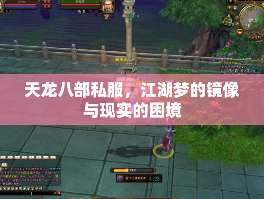 天龙八部私服，江湖梦的镜像与现实的困境