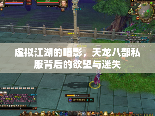 虚拟江湖的暗影，天龙八部私服背后的欲望与迷失