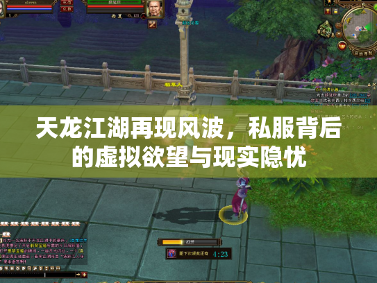 天龙江湖再现风波，私服背后的虚拟欲望与现实隐忧