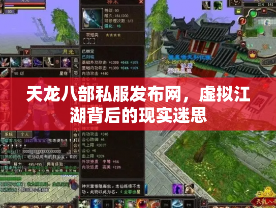 天龙八部私服发布网，虚拟江湖背后的现实迷思