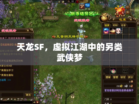 天龙SF，虚拟江湖中的另类武侠梦