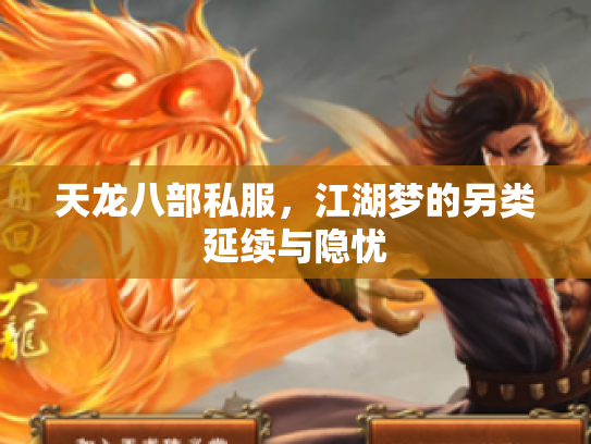 天龙八部私服，江湖梦的另类延续与隐忧