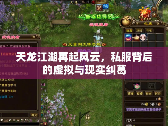 天龙江湖再起风云，私服背后的虚拟与现实纠葛