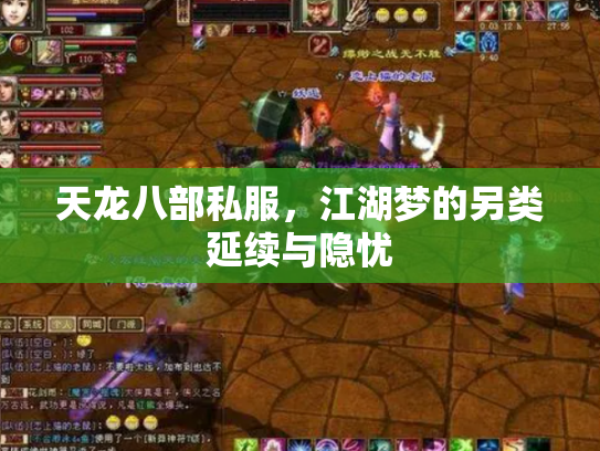 天龙八部私服，江湖梦的另类延续与隐忧