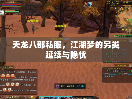 天龙八部私服，江湖梦的另类延续与隐忧