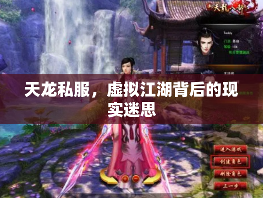 天龙私服，虚拟江湖背后的现实迷思