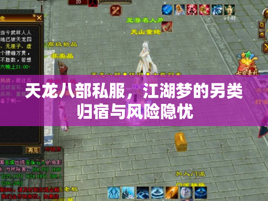 天龙八部私服，江湖梦的另类归宿与风险隐忧
