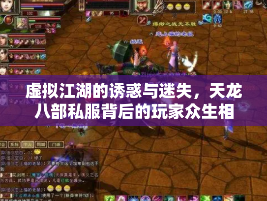 虚拟江湖的诱惑与迷失，天龙八部私服背后的玩家众生相