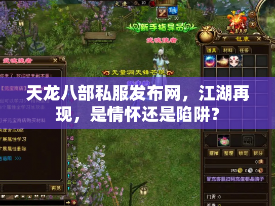 天龙八部私服发布网，江湖再现，是情怀还是陷阱？