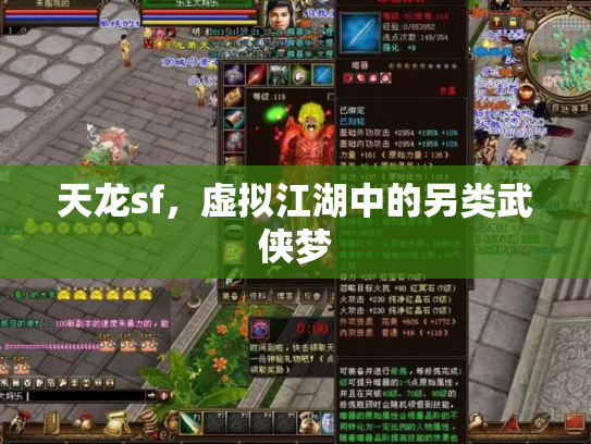 天龙sf，虚拟江湖中的另类武侠梦