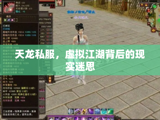 天龙私服，虚拟江湖背后的现实迷思