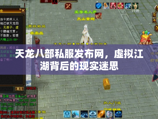 天龙八部私服发布网，虚拟江湖背后的现实迷思