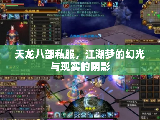 天龙八部私服，江湖梦的幻光与现实的阴影