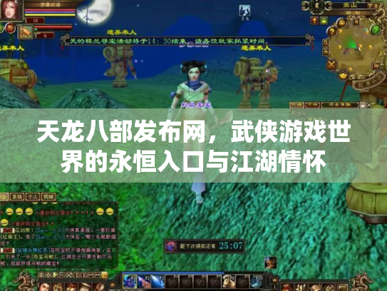 天龙八部发布网，武侠游戏世界的永恒入口与江湖情怀