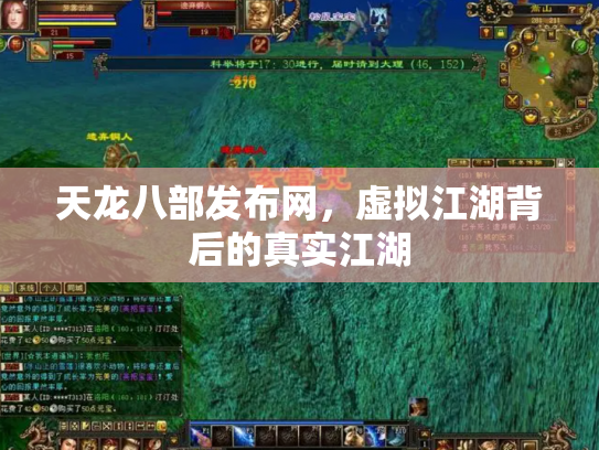 天龙八部发布网，虚拟江湖背后的真实江湖