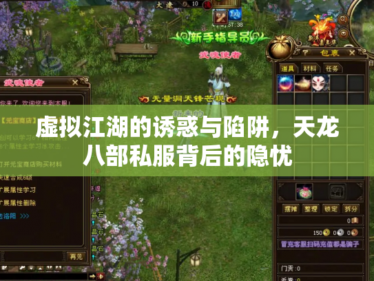 虚拟江湖的诱惑与陷阱，天龙八部私服背后的隐忧