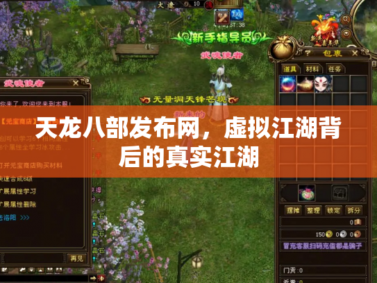 天龙八部发布网，虚拟江湖背后的真实江湖