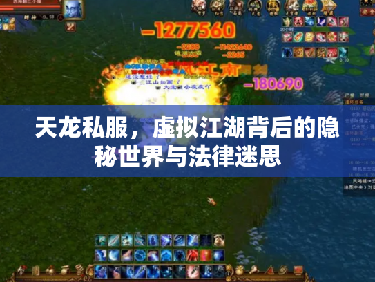 天龙私服，虚拟江湖背后的隐秘世界与法律迷思